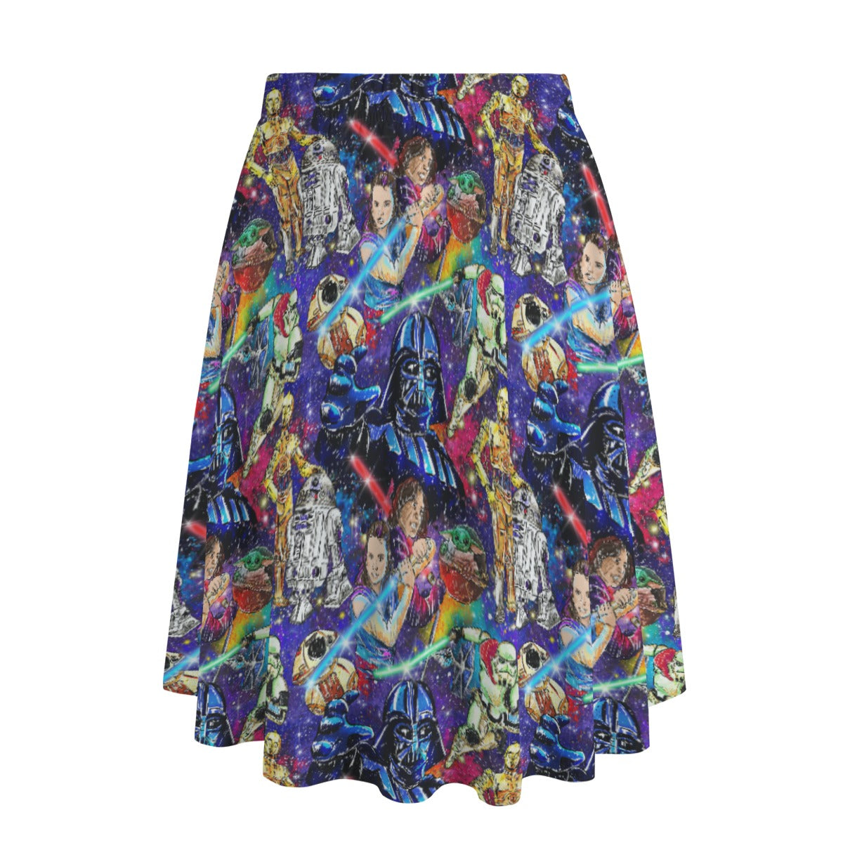 Galaxy Saga - Women's Pocket Midi Skirt