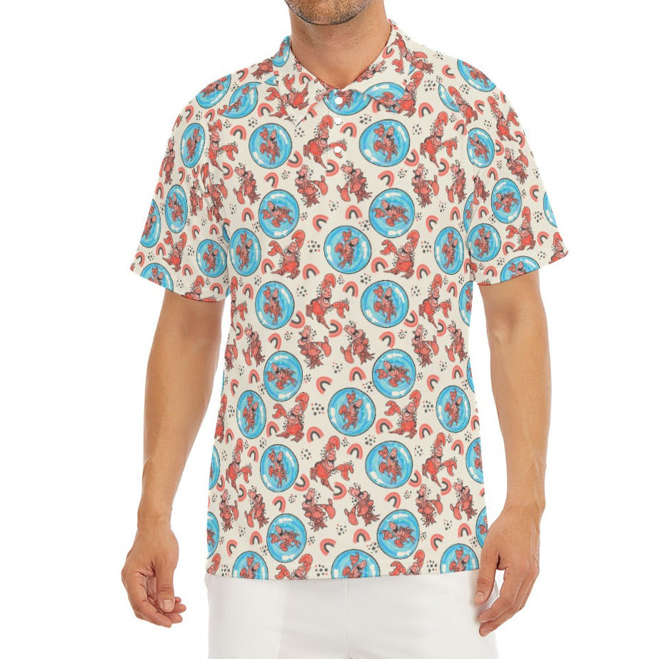 Joyful Crab by the Sea - Men's Polo Shirt