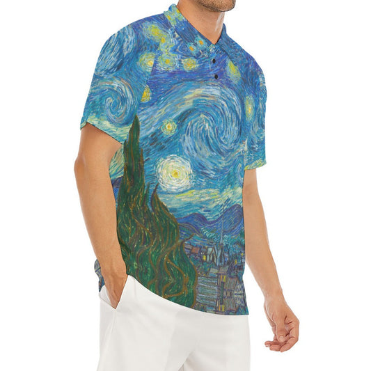 Van Gogh Starry Night - Men's Polo Shirt