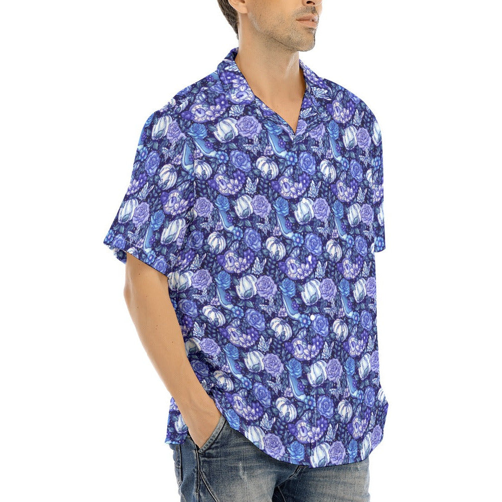 Fairytale Florals – Royal Ball - Men's Hawaiian Button Up Shirt