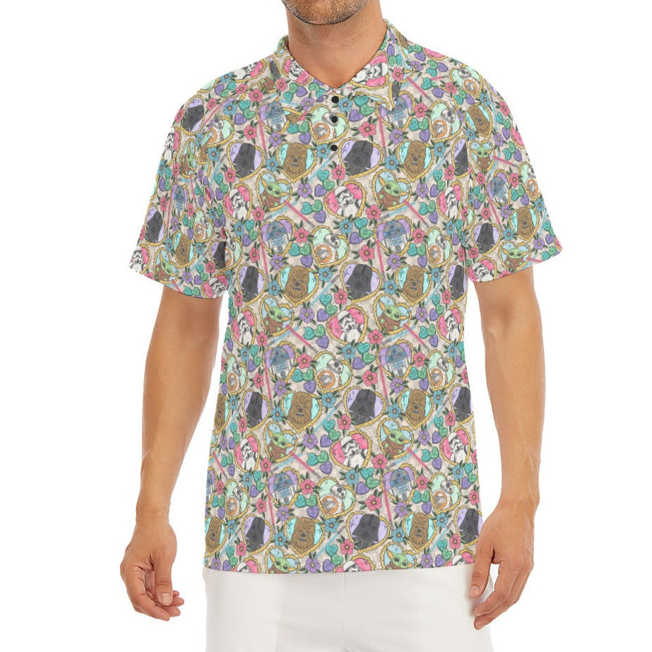 Tattoo Hearts Galactic Legends - Men's Polo Shirt