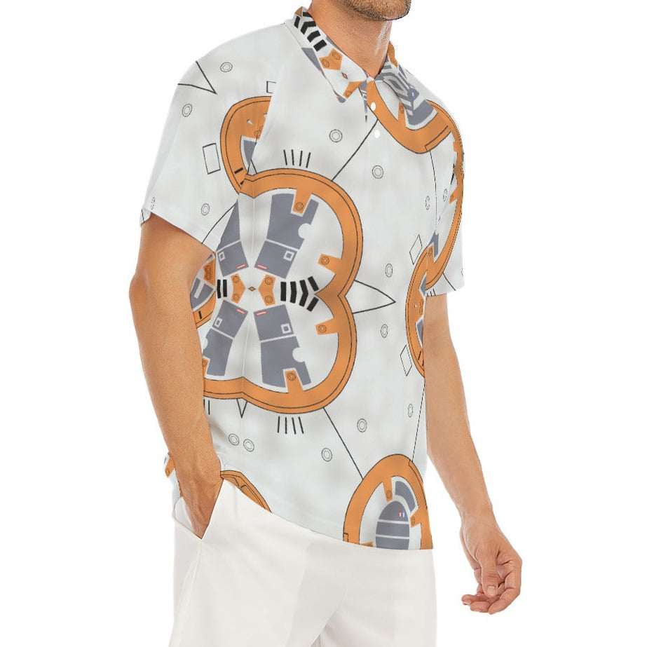 Little Round Droid - Men's Polo Shirt