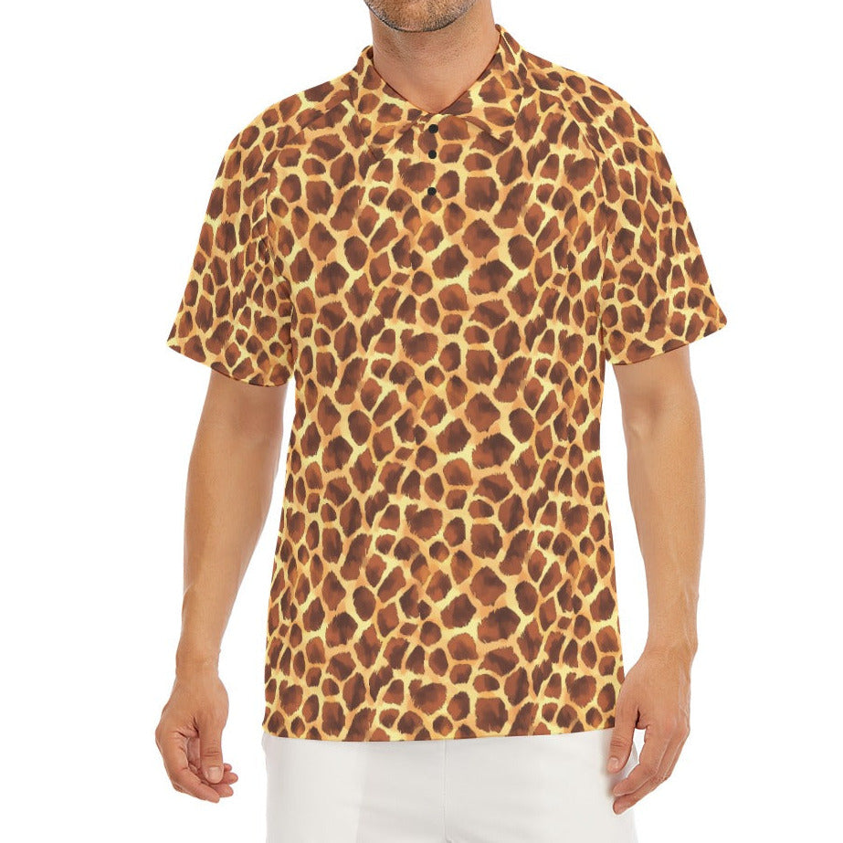 Animal Print - Giraffe - Men's Polo Shirt