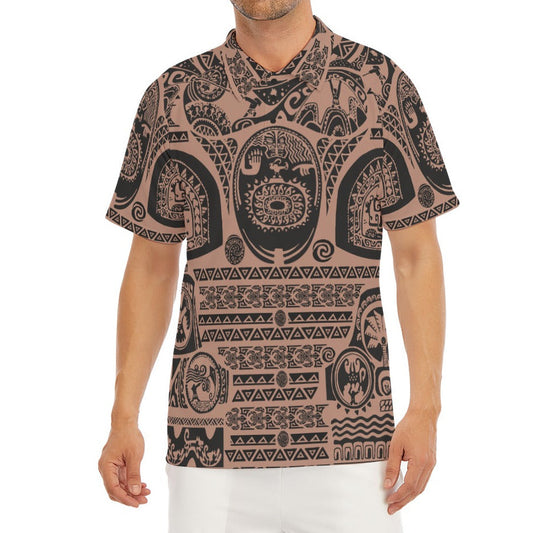 Polynesian Tattoo Motifs - Men's Polo Shirt