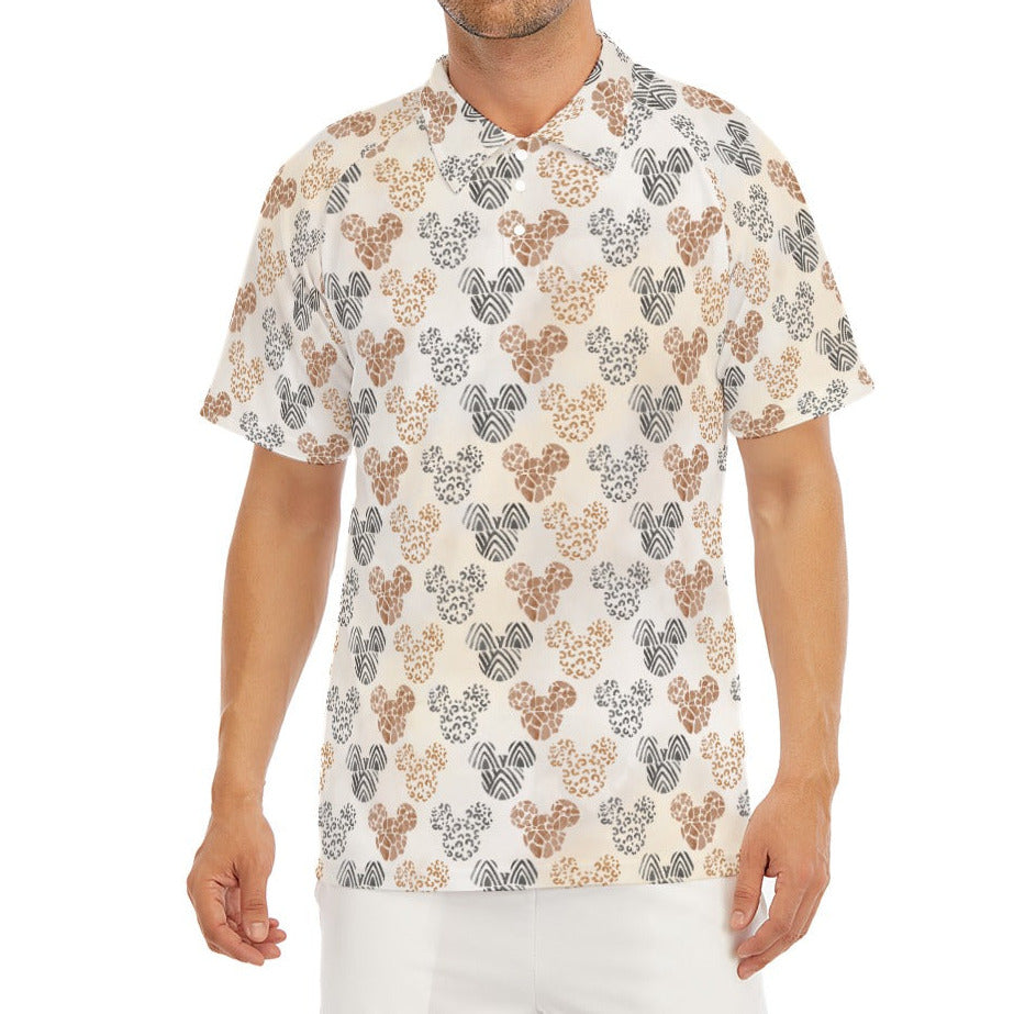 Safari Mouse Ears - Men's Polo Shirt