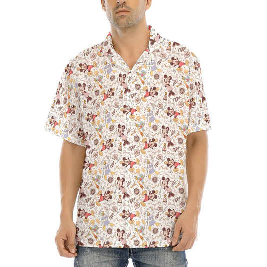New Year Celebration Crew - Men's Hawaiian Button Up Shirt