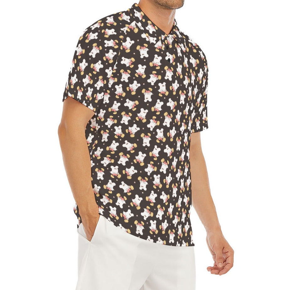 Ghostly Mouse - Men's Polo Shirt