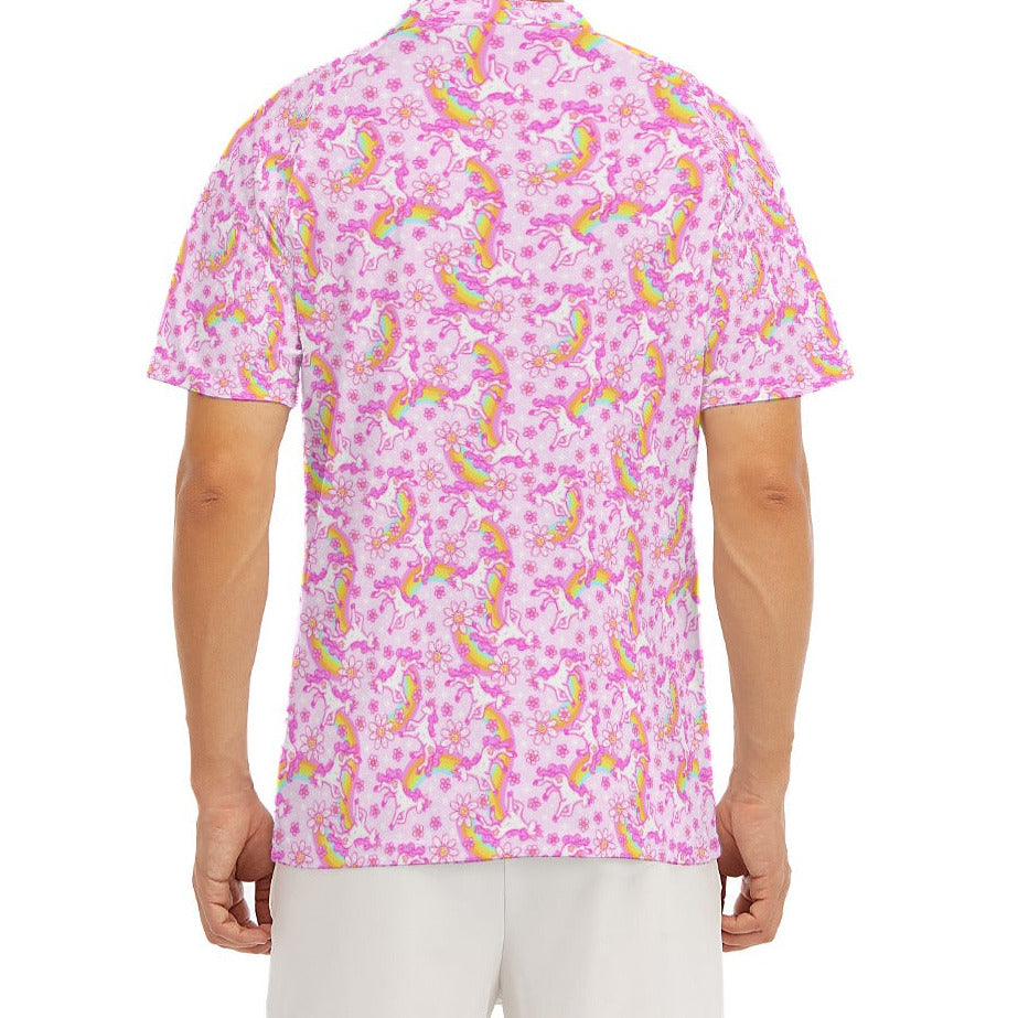 Unicorn Rainbows - Men's Polo Shirt