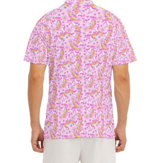Unicorn Rainbows - Men's Polo Shirt