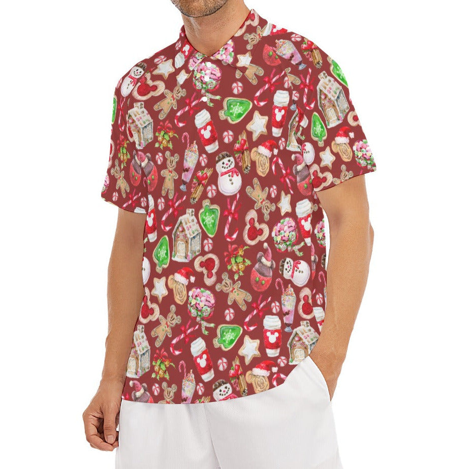 Christmas Snack Goals - Men's Polo Shirt