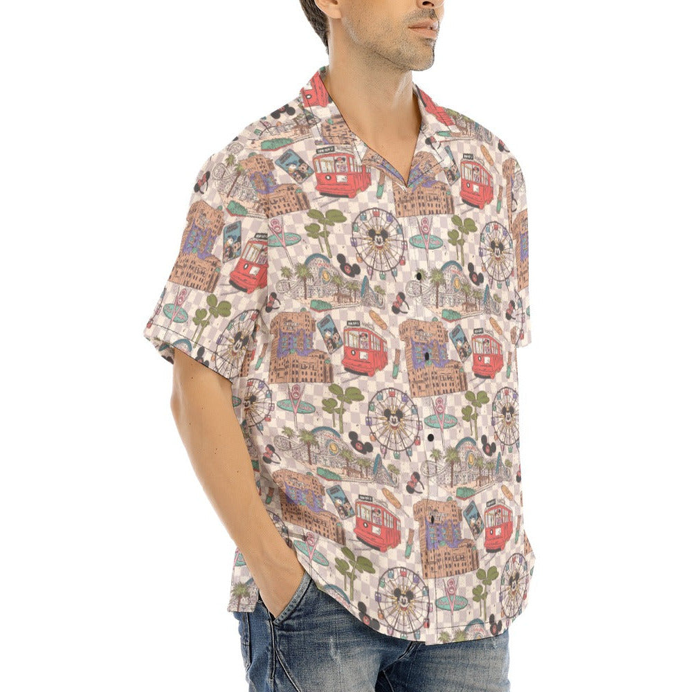 Original DCA - Men's Hawaiian Button Up Shirt
