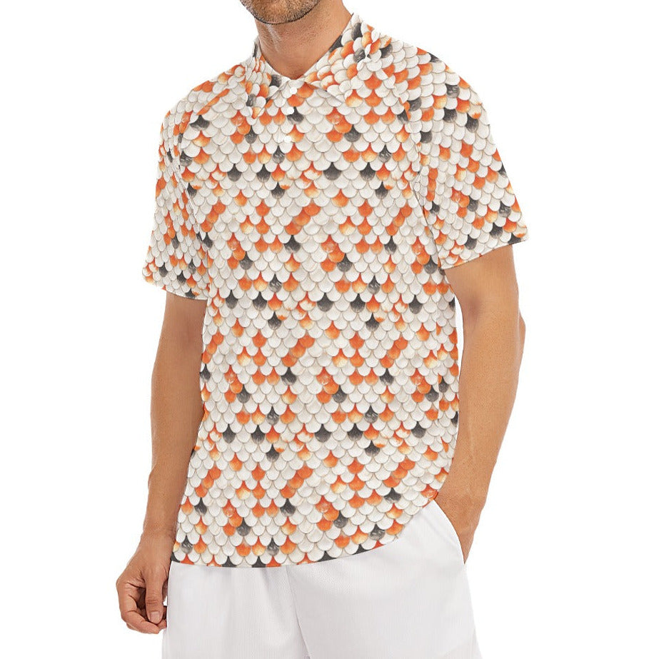 Animal Print - Koi Fish - Men's Polo Shirt