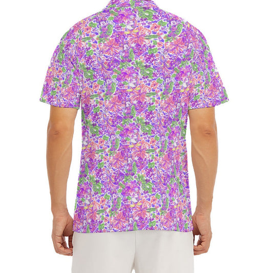 Tropical Splash Vibes - Iconic Crew - Men's Polo Shirt