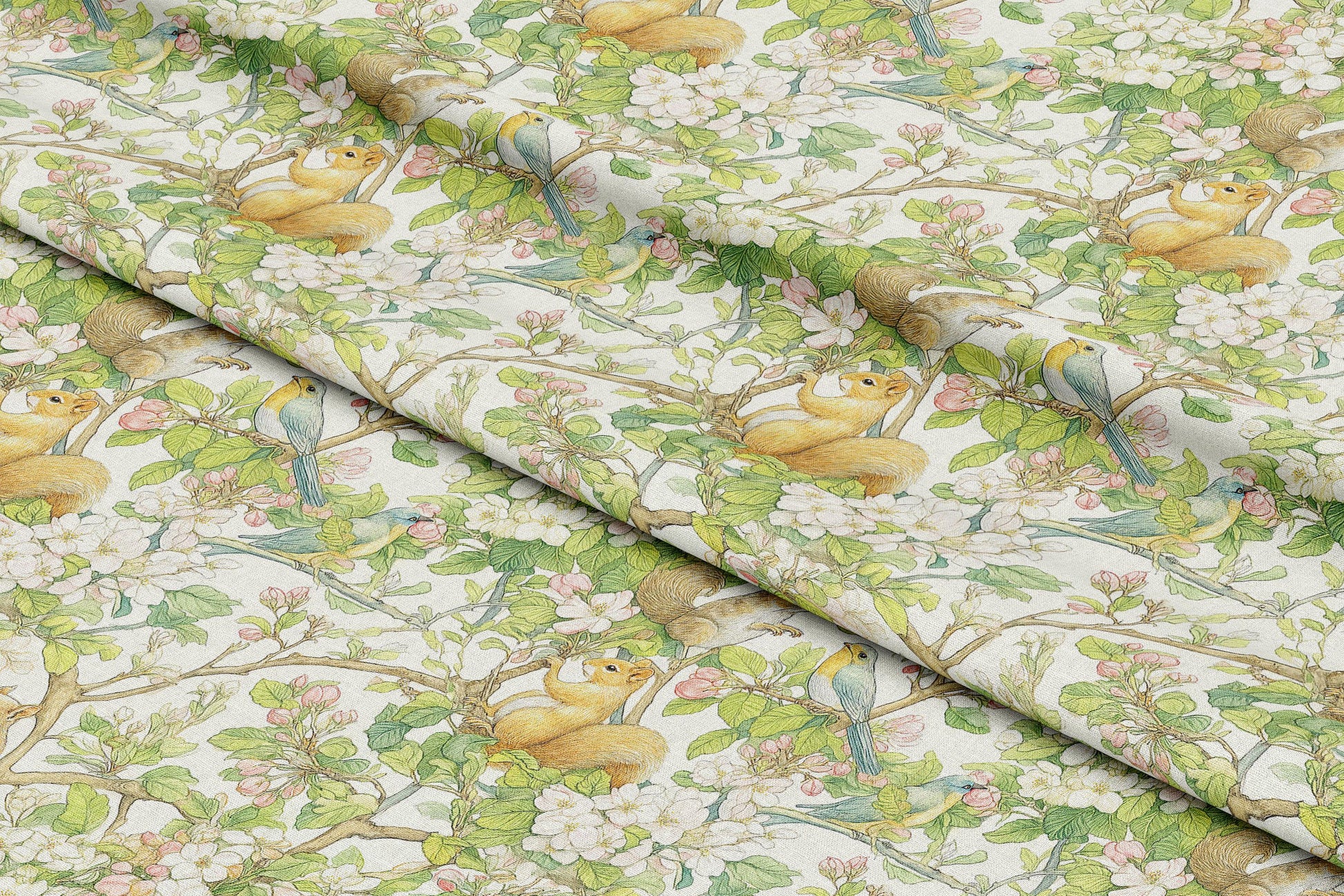 a close up of a wallpaper with animals on it