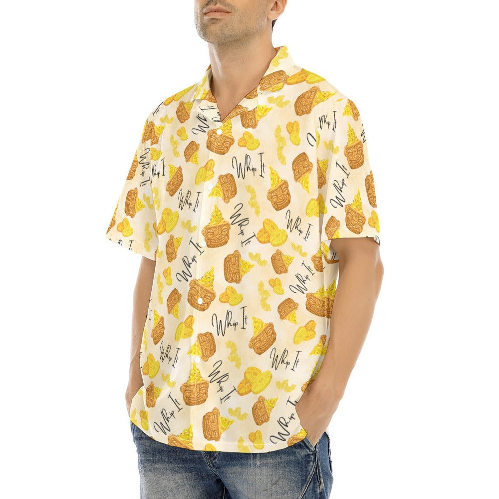 Pineapple Whip It! - Men's Hawaiian Button Up Shirt