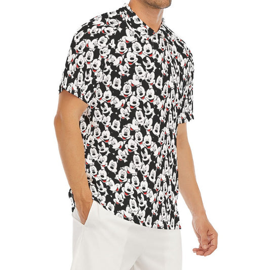 Many Faces of Classic Mouse - Men's Polo Shirt