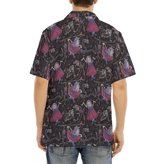 Marvelous Magical Mim - Men's Hawaiian Button Up Shirt
