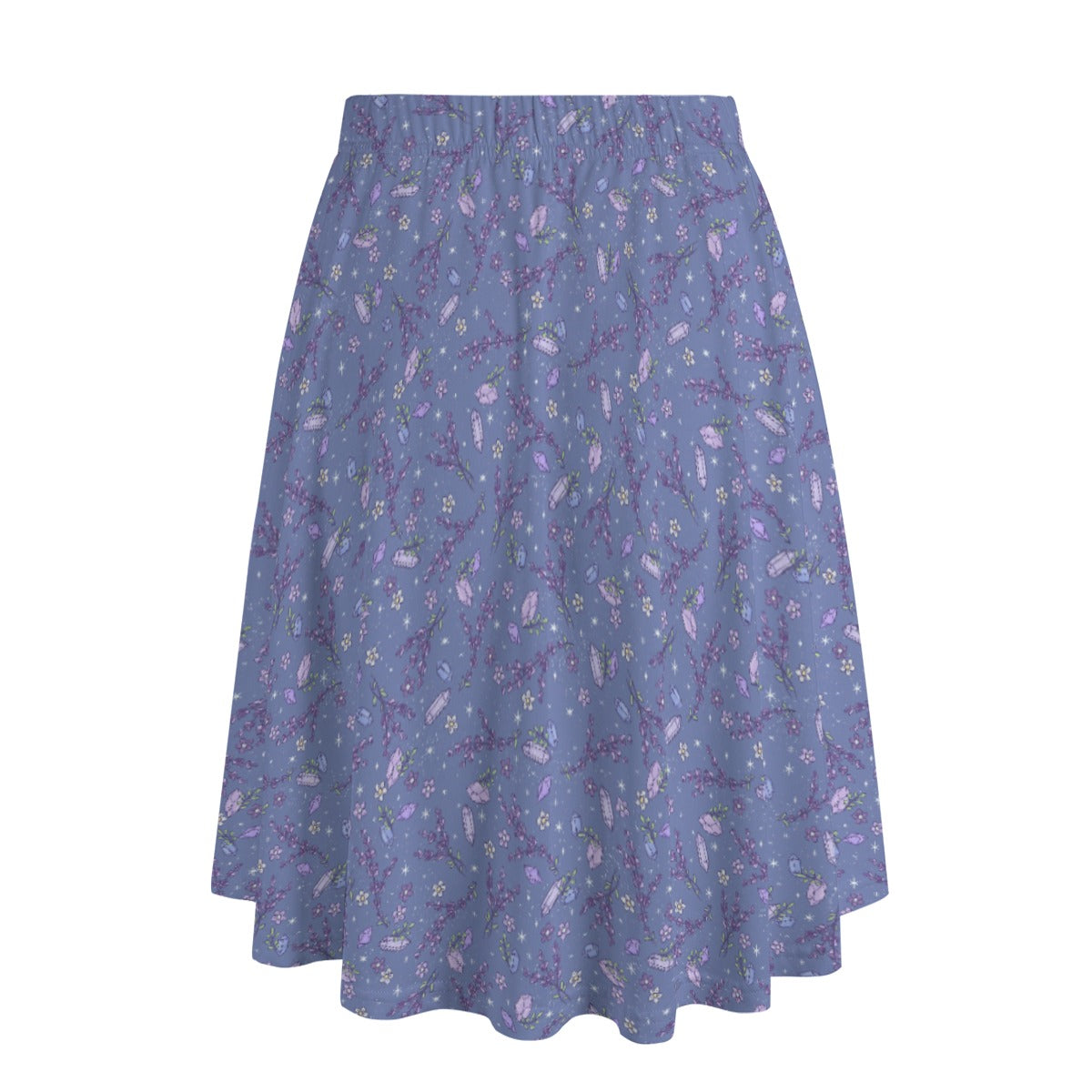 Lavender Vibes - Women's Pocket Midi Skirt