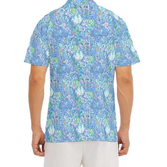 Bright Tropical Princess - Royal Beach Day - Men's Polo Shirt