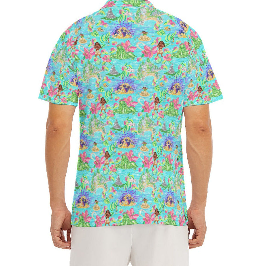 Tropical Island Paradise - Men's Polo Shirt