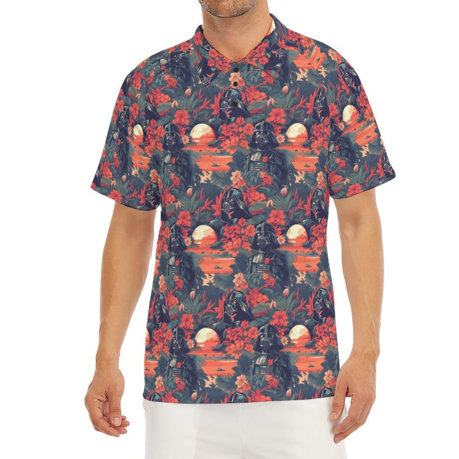 Tropical Dark Side Escape - Men's Polo Shirt