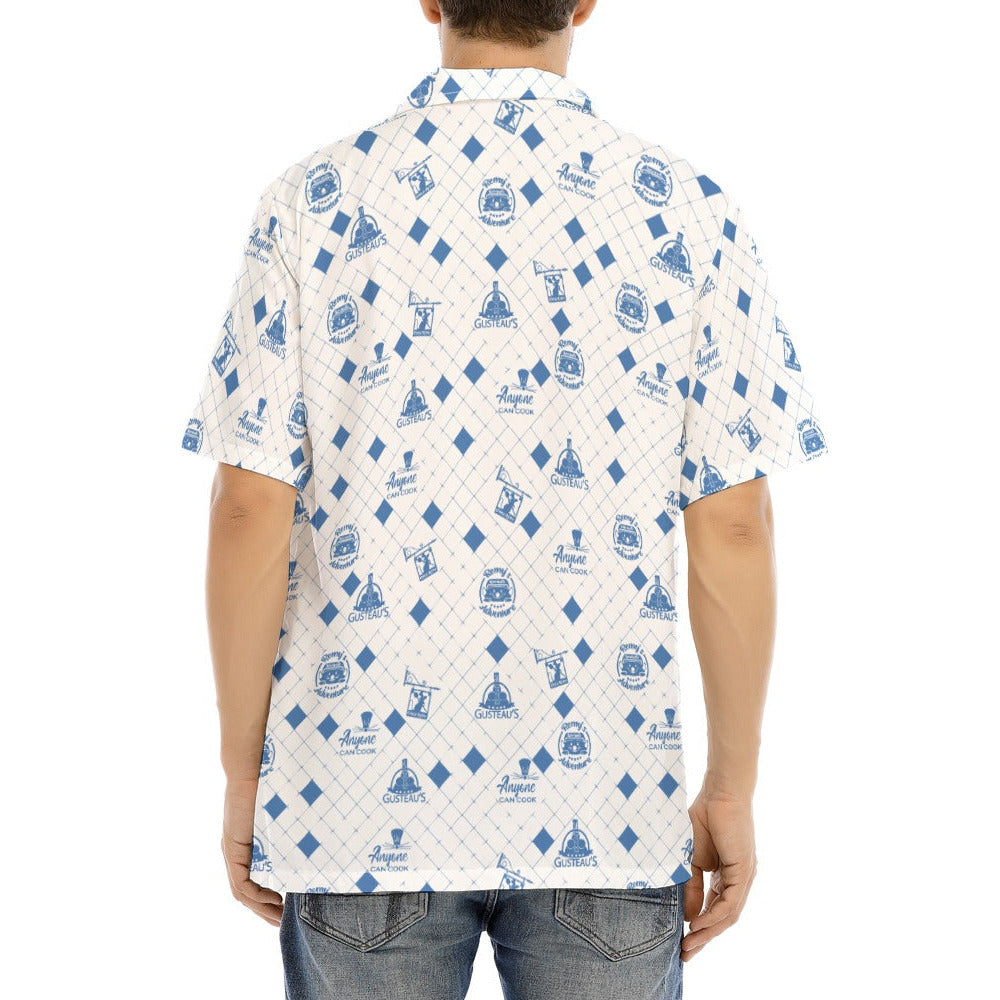 Chez Little Chef - Men's Hawaiian Button Up Shirt