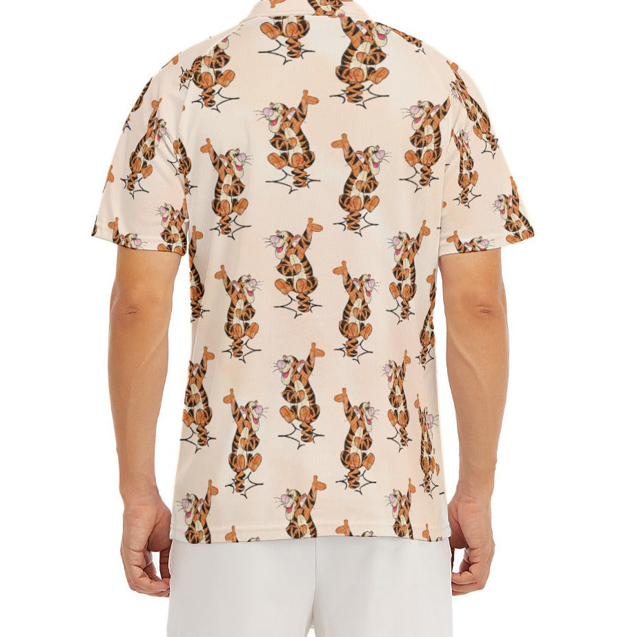Sketched Bouncing Buddy - Men's Polo Shirt