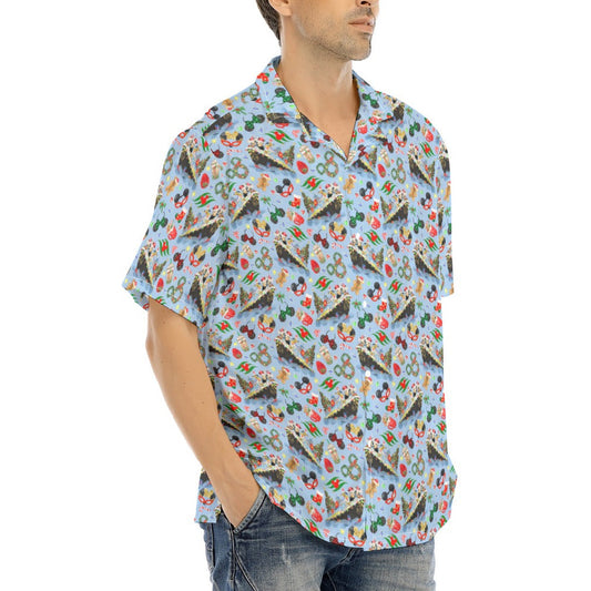 Very Merrytime Christmas Cruise - Men's Hawaiian Button Up Shirt