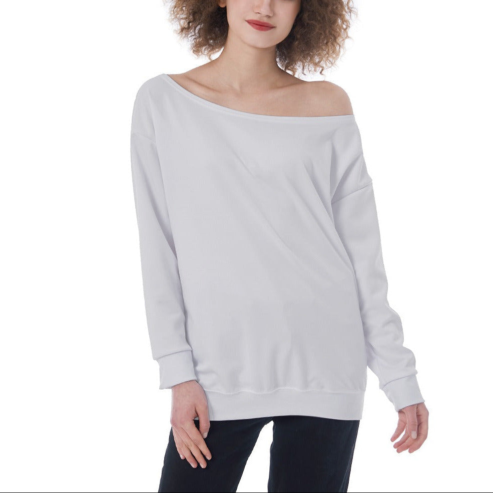 Pick Any Print from our Shop - Women's Off-Shoulder Relaxed Sweatshirt