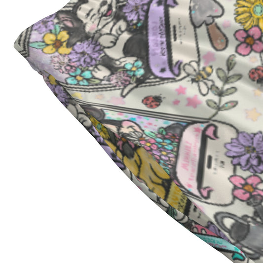 Garden Helpers Seed Packets - Women's Pocket Midi Skirt