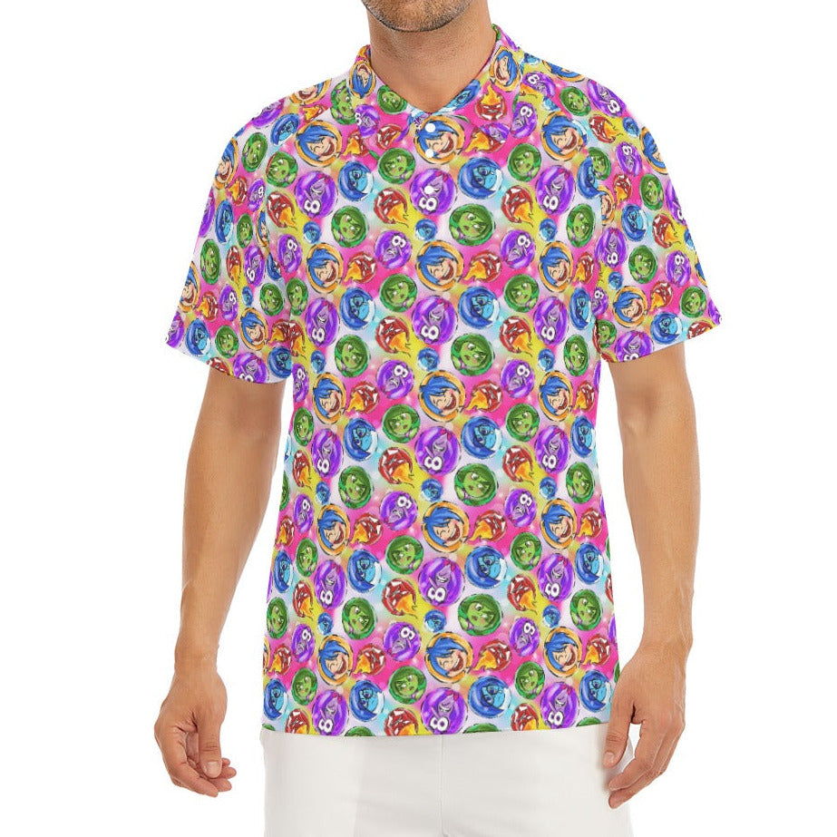 Inside Out Emotions - Men's Polo Shirt