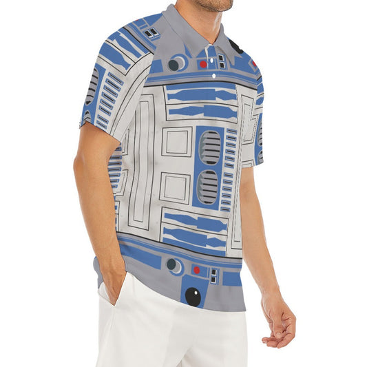 Little Blue Droid - Men's Polo Shirt