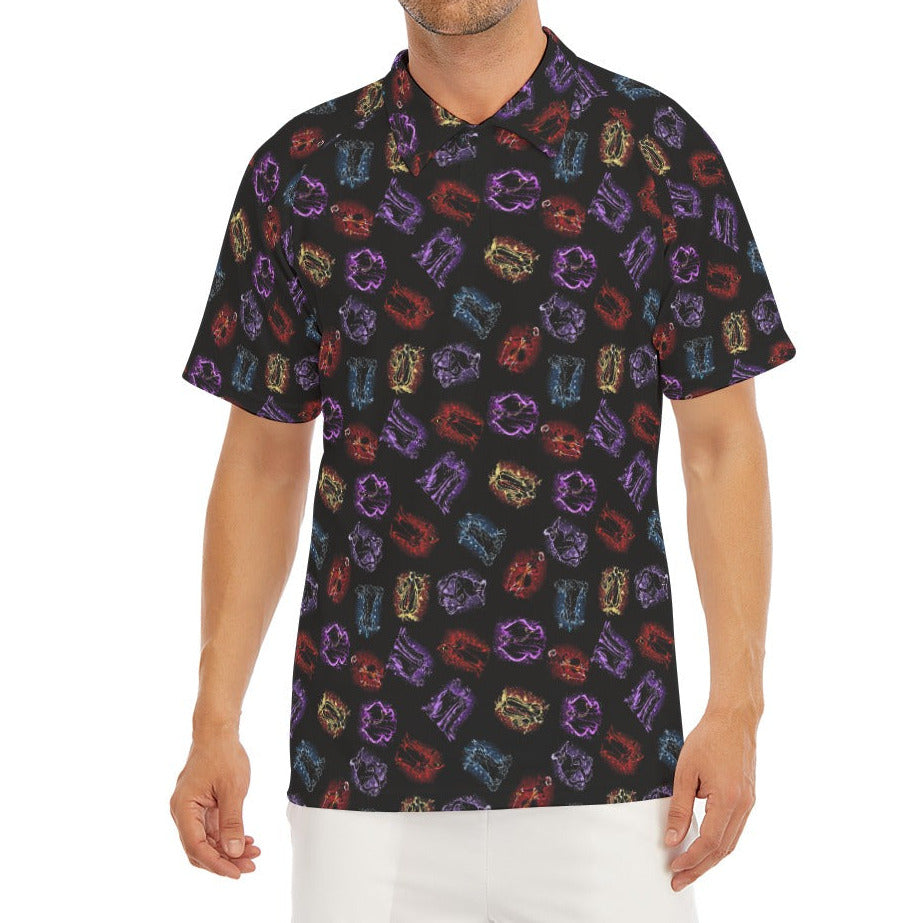 Villain Silhouettes Sparkle - Men's Polo Shirt