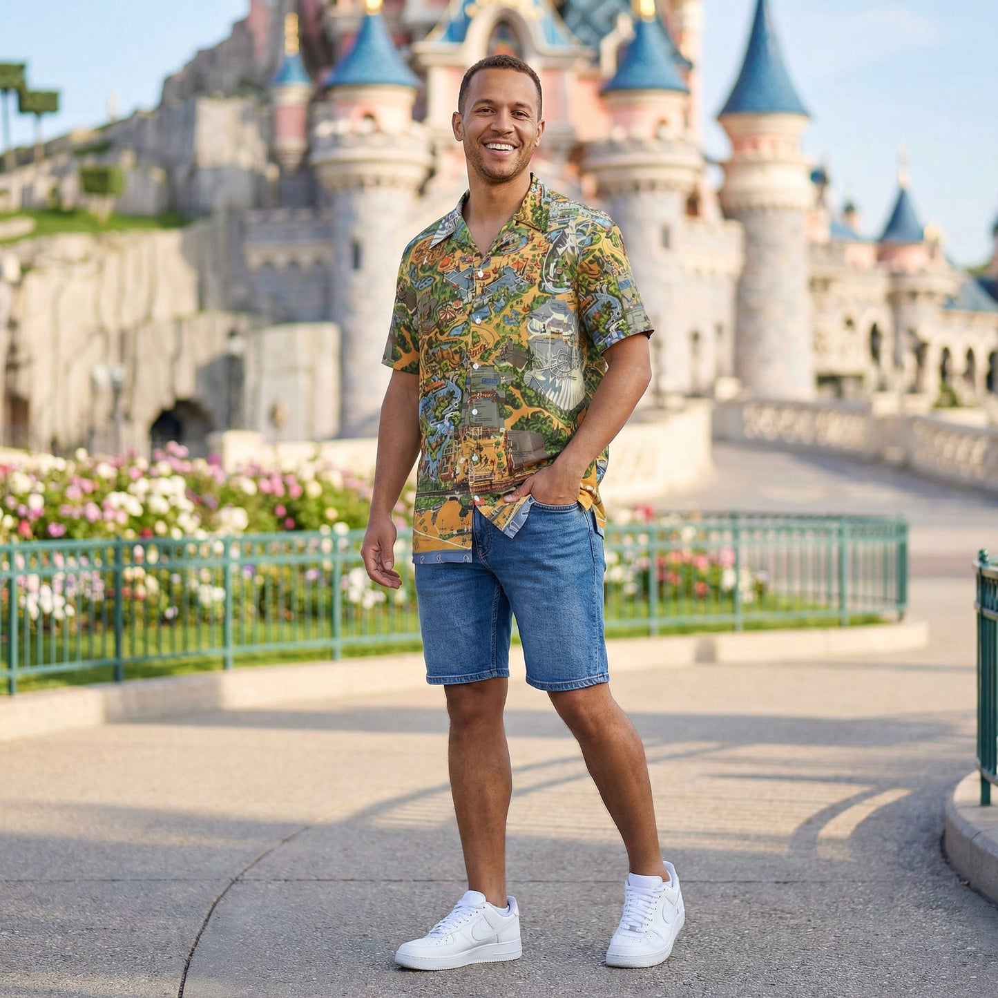 Vintage Theme Park Map