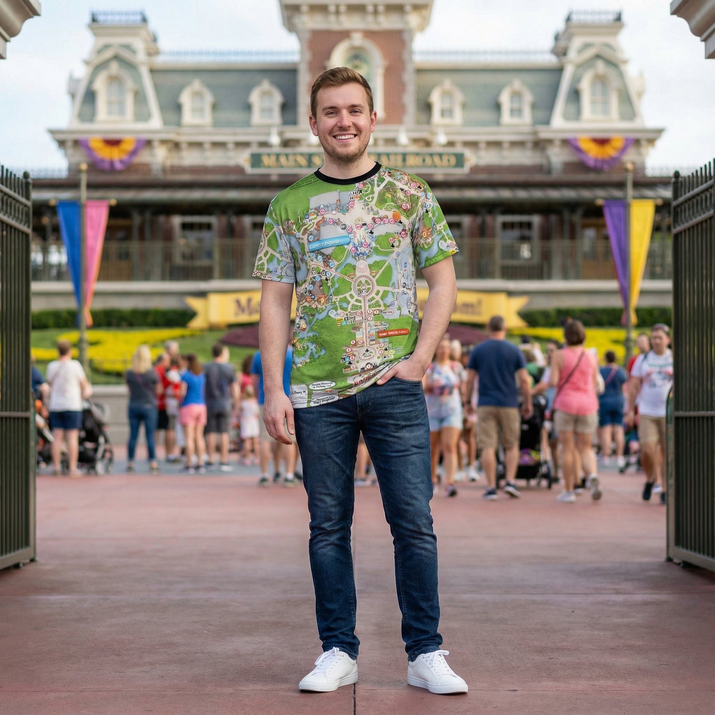 Vibrant Fantasy Park Map