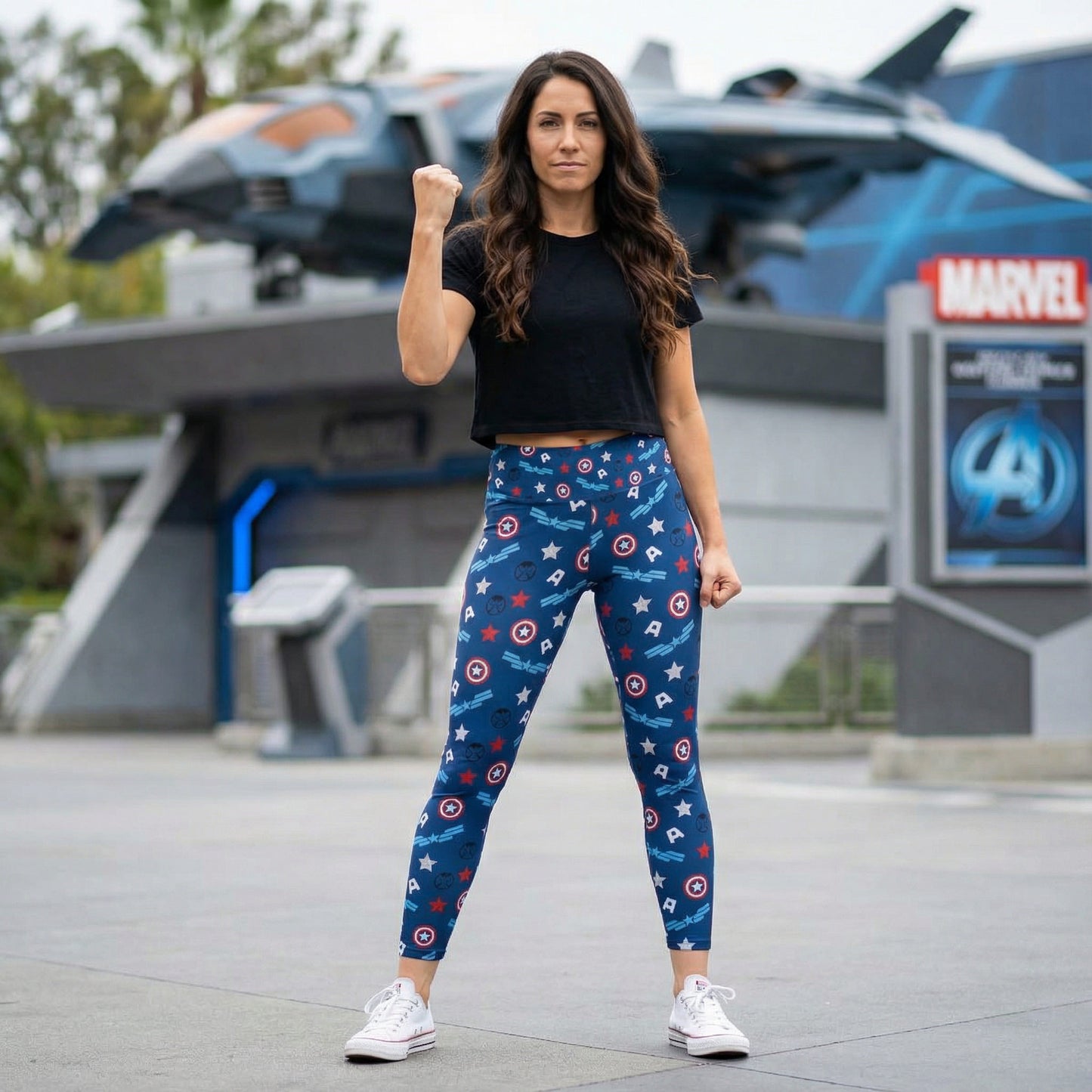 American Superhero - Women's Yoga Leggings
