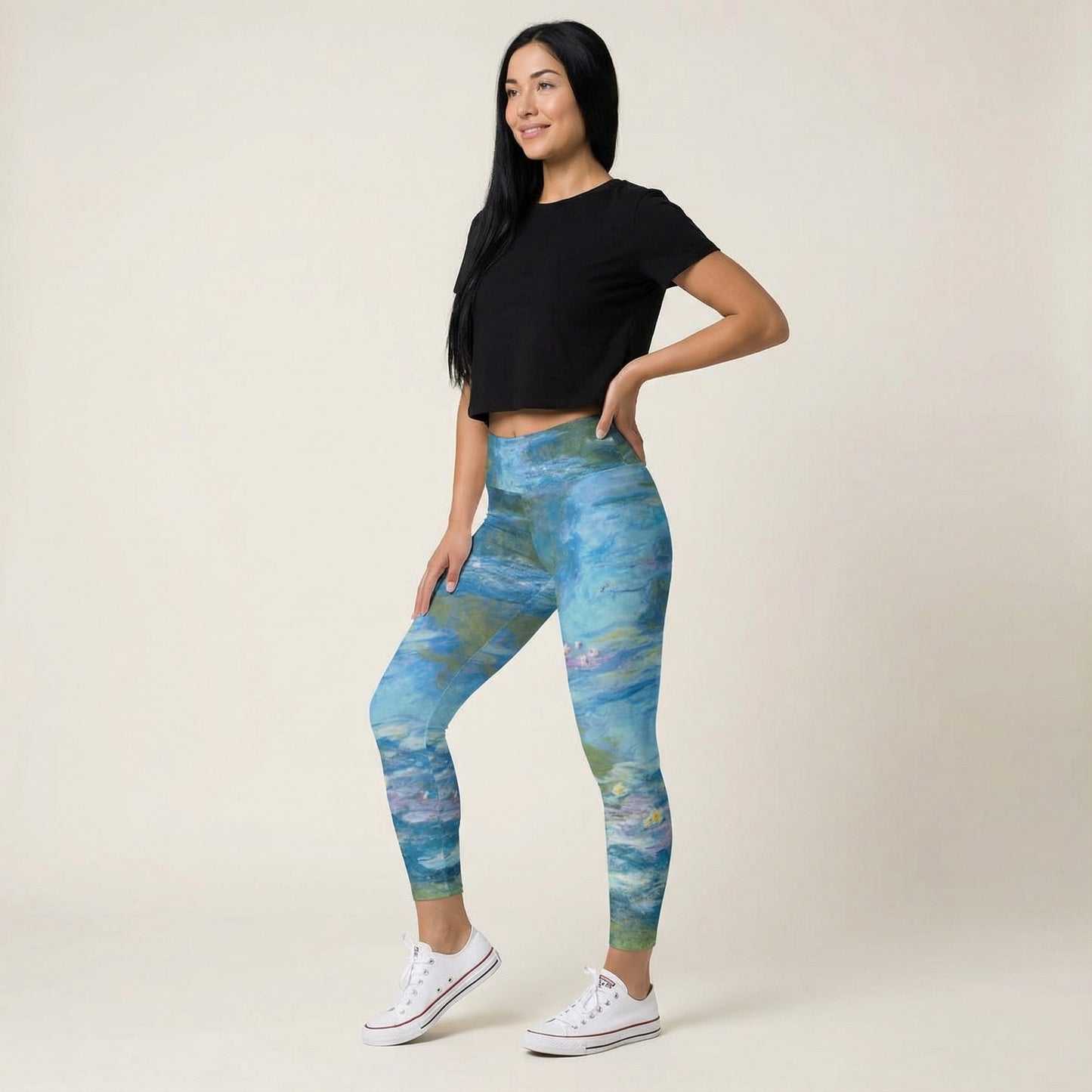 Monet Water Lillies - Women's Yoga Leggings