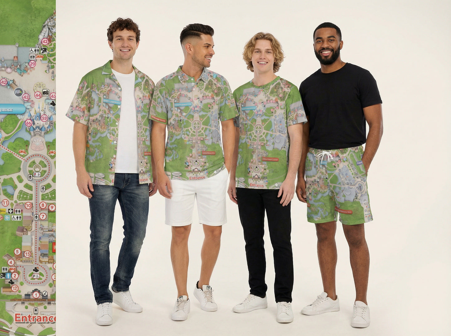 Vibrant Fantasy Park Map