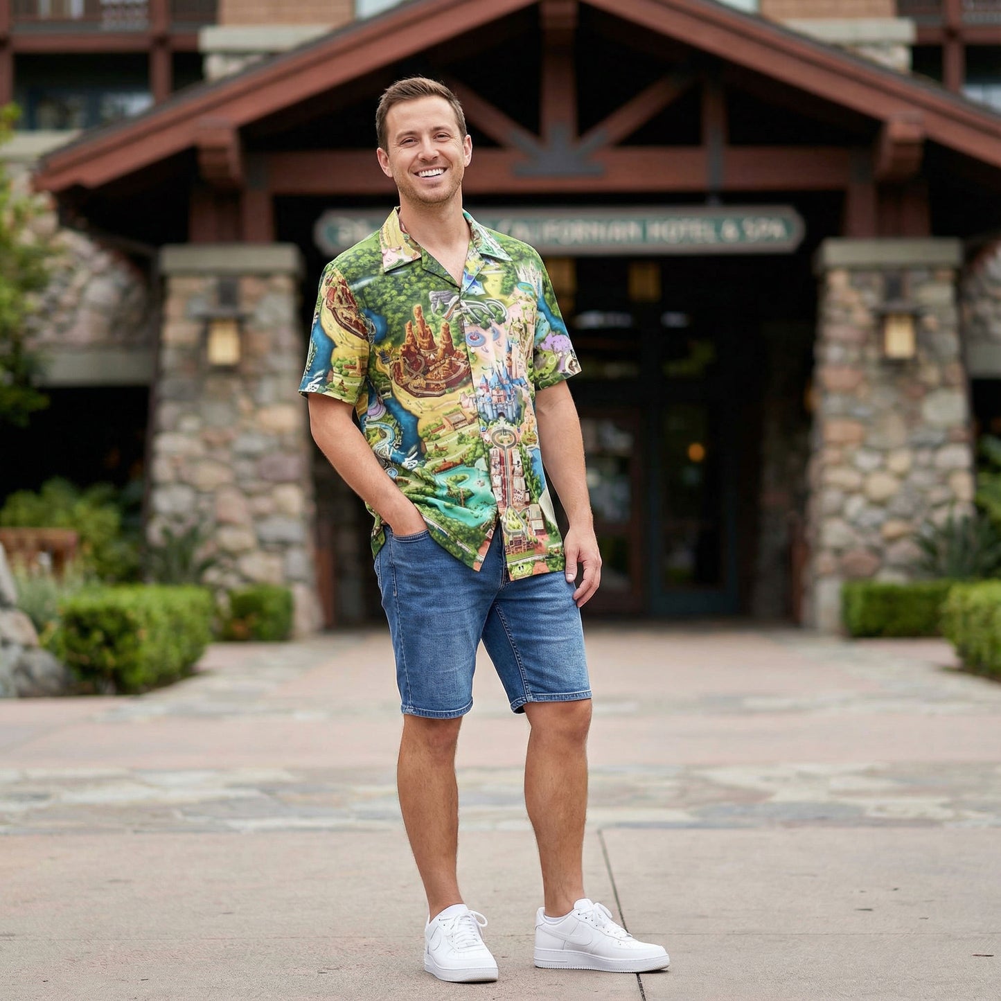 Colorful Theme Park Map