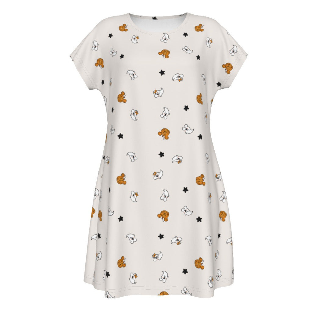 Tiny Boo Crew - Women's T-Shirt Dress