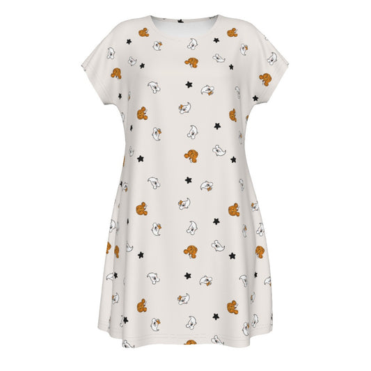 Tiny Boo Crew - Women's T-Shirt Dress