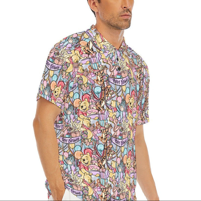 Birthday Bash in the Woods - Men's Polo Shirt