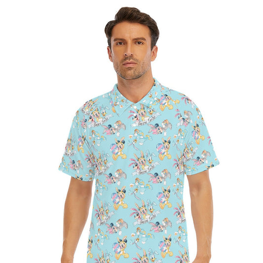 Spring Bunny Costume Crew - Men's Polo Shirt