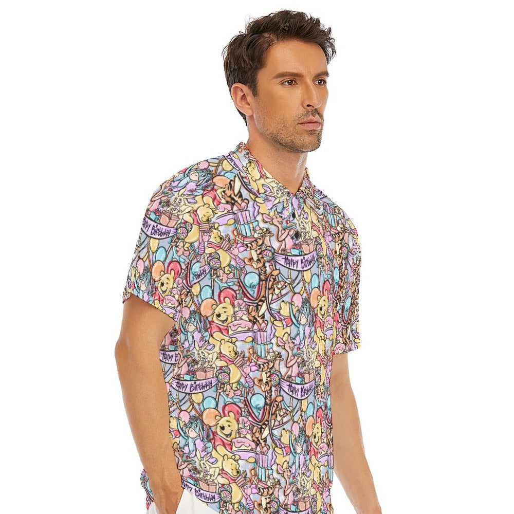 Birthday Bash in the Woods - Men's Polo Shirt