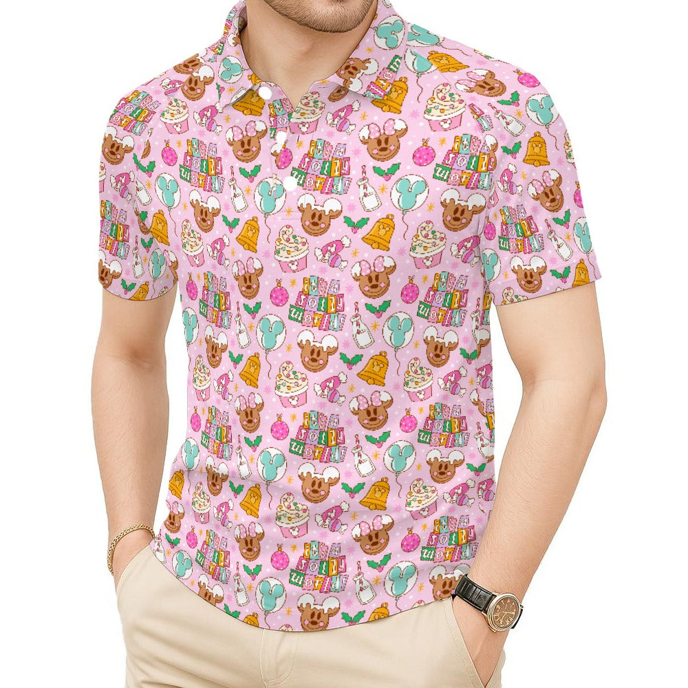 Tiny World Christmas Sugar Rush - Men's Polo Shirt