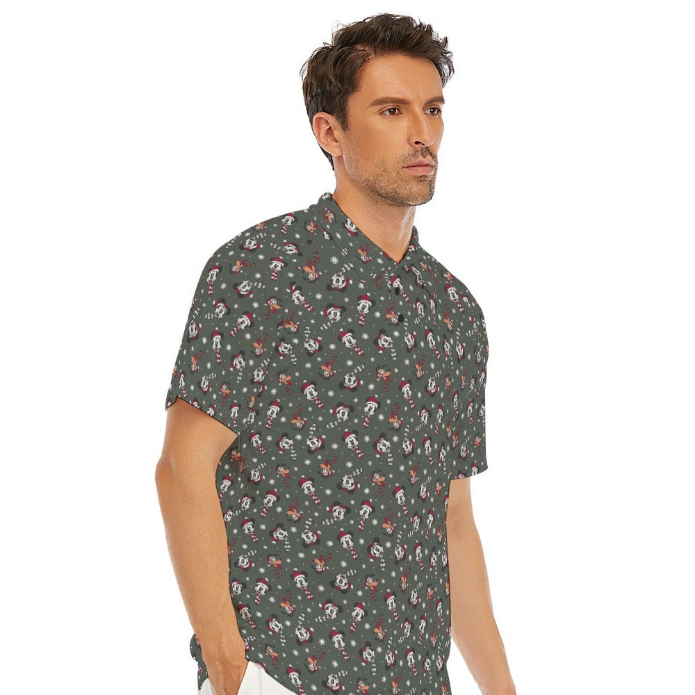 Vintage Holiday Friends - Men's Polo Shirt