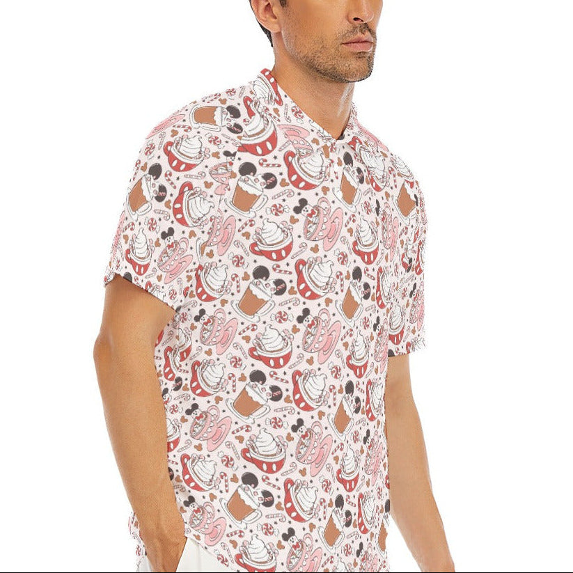 Magic Mouse Hot Chocolate - Men's Polo Shirt