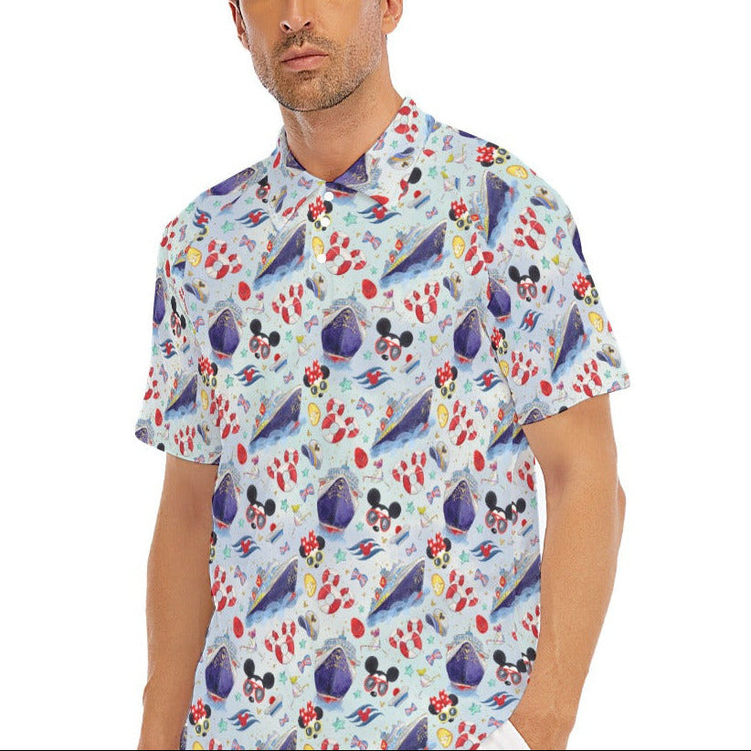 DCL Cruise Style Adventure - Men's Polo Shirt