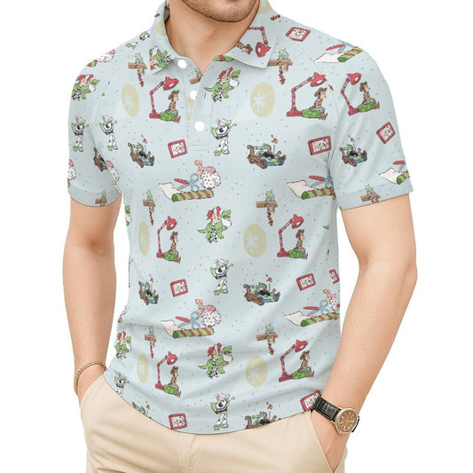 Toybox Tinsel Tangle - Men's Polo Shirt