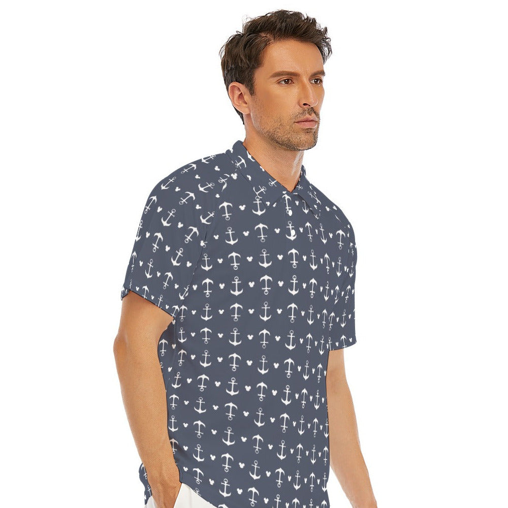 Anchors & Mouse Ears - Men's Polo Shirt